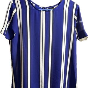 Worthington Blue Striped Women's Top